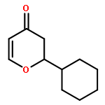 4H-Pyran-4-one, 2-cyclohexyl-2,3-dihydro-, (2S)-