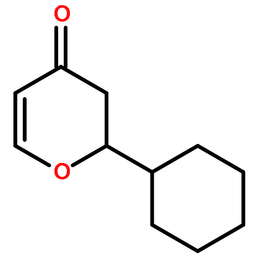 4H-Pyran-4-one, 2-cyclohexyl-2,3-dihydro-, (2S)-