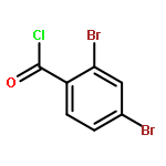 Benzoyl chloride, 2,4-dibromo-