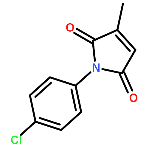 1H-PYRROLE-2,5-DIONE, 1-(4-CHLOROPHENYL)-3-METHYL-