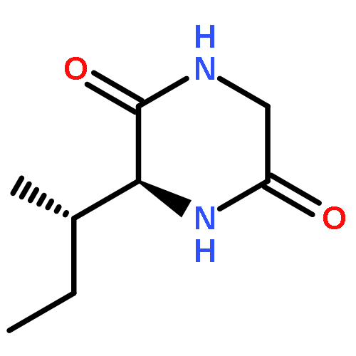 2,5-PIPERAZINEDIONE, 3-[(1S)-1-METHYLPROPYL]-, (3S)-