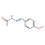 Acetic acid, [(4-methoxyphenyl)methylene]hydrazide