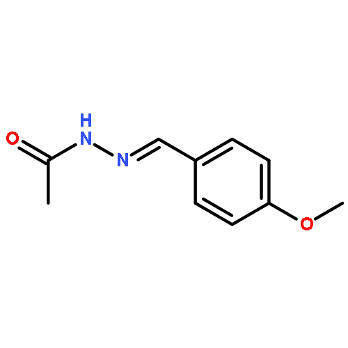 Acetic acid, [(4-methoxyphenyl)methylene]hydrazide