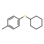 Benzene, 1-(cyclohexylthio)-4-methyl-