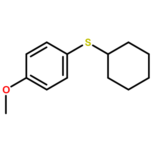 Benzene, 1-(cyclohexylthio)-4-methoxy-