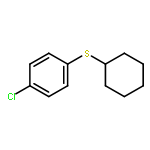 1-chloro-4-cyclohexylsulfanylbenzene