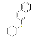 Naphthalene, 2-(cyclohexylthio)-