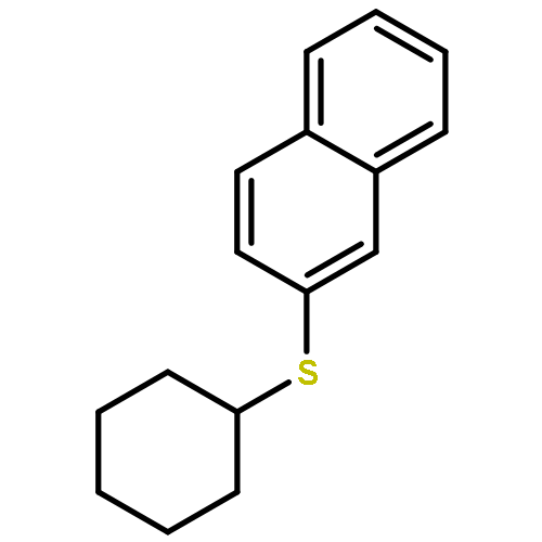 Naphthalene, 2-(cyclohexylthio)-