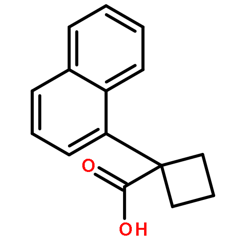 Cyclobutanecarboxylic acid, 1-(1-naphthalenyl)-