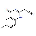 2-QUINAZOLINEACETONITRILE, 1,4-DIHYDRO-6-METHYL-4-OXO-