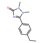 3H-1,2,4-TRIAZOL-3-ONE, 5-(4-ETHYLPHENYL)-1,2-DIHYDRO-1,2-DIMETHYL-