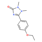 3H-1,2,4-Triazol-3-one, 5-(4-ethoxyphenyl)-1,2-dihydro-1,2-dimethyl-