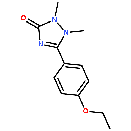 3H-1,2,4-Triazol-3-one, 5-(4-ethoxyphenyl)-1,2-dihydro-1,2-dimethyl-