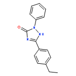 3H-1,2,4-Triazol-3-one, 5-(4-ethylphenyl)-1,2-dihydro-2-phenyl-