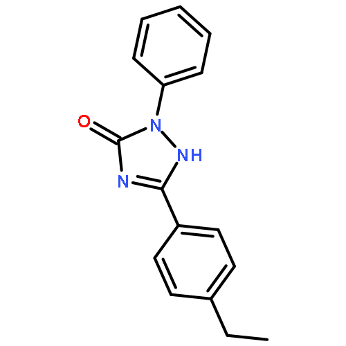 3H-1,2,4-Triazol-3-one, 5-(4-ethylphenyl)-1,2-dihydro-2-phenyl-