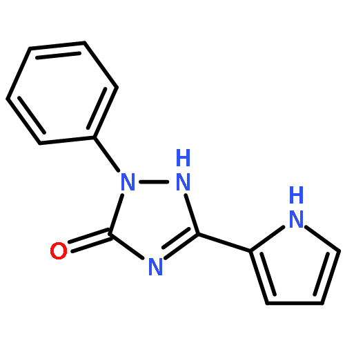 3H-1,2,4-TRIAZOL-3-ONE, 1,2-DIHYDRO-2-PHENYL-5-(1H-PYRROL-2-YL)-