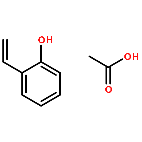 Acetic Acid;2-ethenylphenol