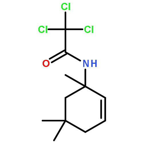 Acetamide, 2,2,2-trichloro-N-(1,5,5-trimethyl-2-cyclohexen-1-yl)-