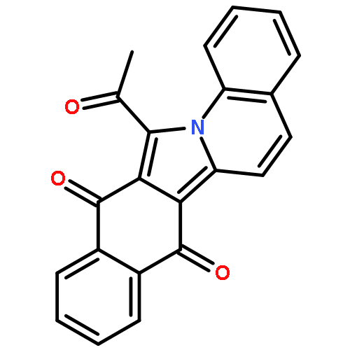 Benz[5,6]isoindolo[2,1-a]quinoline-7,12-dione, 13-acetyl-