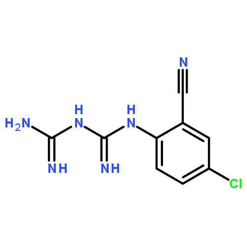 Imidodicarbonimidic diamide, N-(4-chloro-2-cyanophenyl)-