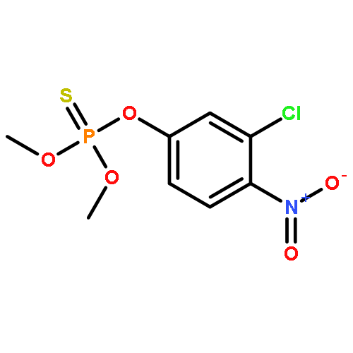 Phosphorothioic acid,O-(3-chloro-4-nitrophenyl) O,O-dimethyl ester