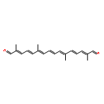 2,4,6,8,10,12,14-Hexadecaheptaenedial,2,6,11,15-tetramethyl-, (2E,4E,6E,8E,10E,12E,14E)-