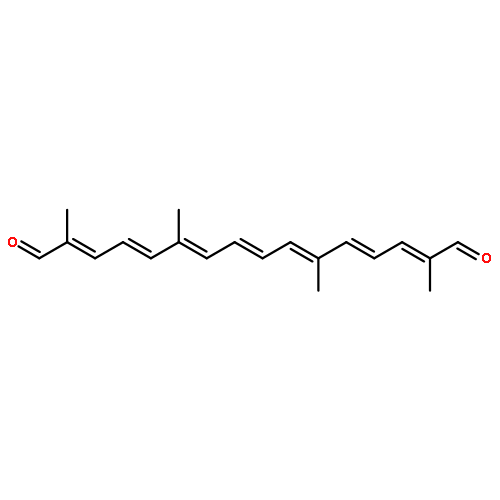 2,4,6,8,10,12,14-Hexadecaheptaenedial,2,6,11,15-tetramethyl-, (2E,4E,6E,8E,10E,12E,14E)-