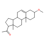 (3beta)-3-methoxypregn-5-en-20-one