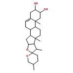 (2alpha,3beta,25R)-spirost-5-en-2,3-diol