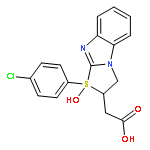 2-[1-(4-chlorophenyl)-1-hydroxy-2h-[1,3]thiazolo[3,2-a]benzimidazol-2-yl]acetic Acid