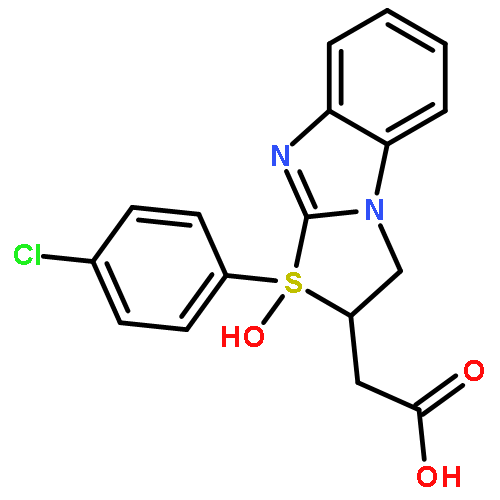 2-[1-(4-chlorophenyl)-1-hydroxy-2h-[1,3]thiazolo[3,2-a]benzimidazol-2-yl]acetic Acid