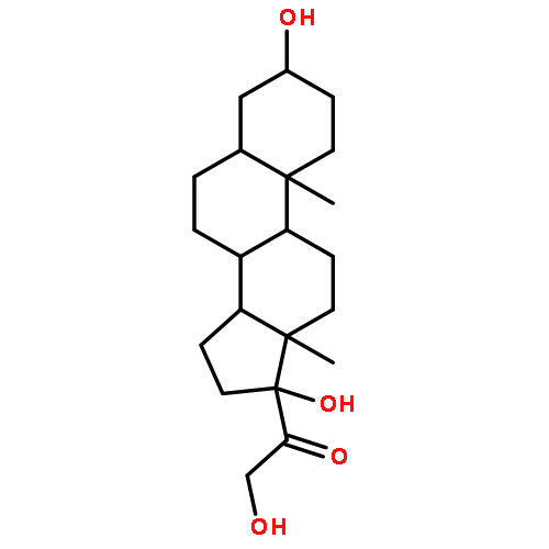 Pregnan-20-one,3,17,21-trihydroxy-, (3b,5a)- (9CI)