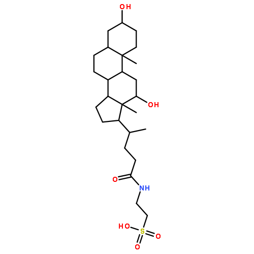 Ethanesulfonic acid,2-[[(3a,5b,12a)-3,12-dihydroxy-24-oxocholan-24-yl]amino]-