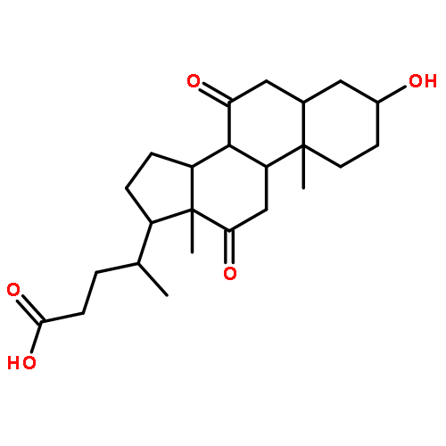 (3alpha,5beta)-3-hydroxy-7,12-dioxocholan-24-oic acid