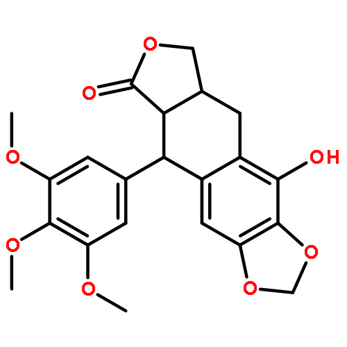 (5R,5aR,8aR)-10-hydroxy-5-(3,4,5-trimethoxyphenyl)-5,8,8a,9-tetrahydrofuro[3',4':6,7]naphtho[2,3-d][1,3]dioxol-6(5aH)-one