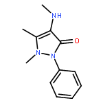 1,5-Dimethyl-4-(methylamino)-2-phenyl-1,2-dihydro-3H-pyrazol-3-one