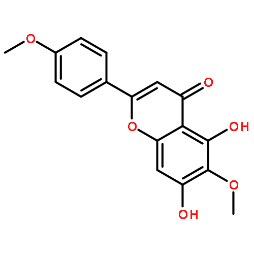 5,7-dihydroxy-6-methoxy-2-(4-methoxyphenyl)-4-benzopyrone