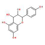 2-(4-hydroxyphenyl)-3,4-dihydro-2H-chromene-3,4,5,7-tetrol