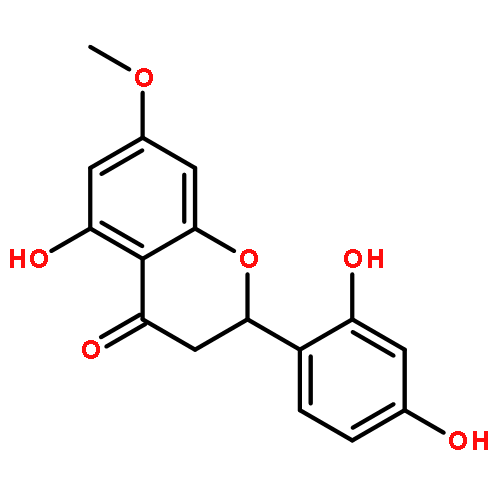 2-(2,4-dihydroxy-phenyl)-5-hydroxy-7-methoxy-chroman-4-one