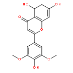 5,7-Dihydroxy-2-(4-hydroxy-3,5-dimethoxyphenyl)-5,6-dihydro-4H-chromen-4-one