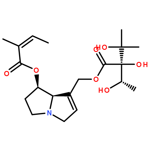 L-threo-Pentitol,1,5-dideoxy-2-C-methyl-3-C-[[[(1R,7aR)-2,3,5,7a-tetrahydro-1-[[(2Z)-2-methyl-1-oxo-2-buten-1-yl]oxy]-1H-pyrrolizin-7-yl]methoxy]carbonyl]-