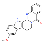 10-methoxy-8,13-dihydro-7H-indolo[2',3':3,4]pyrido[2,1-b]quinazolin-5-one