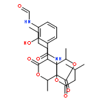 Butanoic acid, 2(or3)-methyl-,(2R,3S,6S,7R,8R)-3-[[3-(formylamino)-2-hydroxybenzoyl]amino]-8-butyl-2,6-dimethyl-4,9-dioxo-1,5-dioxonan-7-ylester