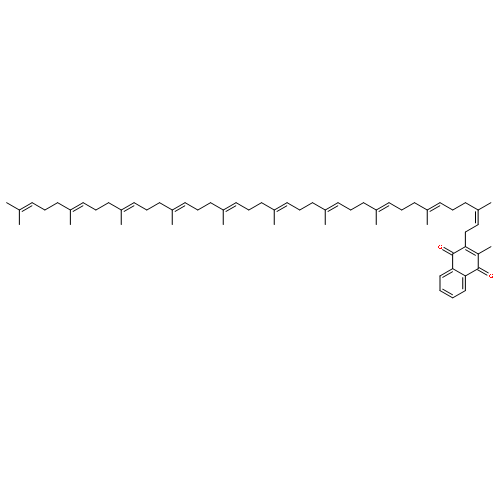 2-[(2E,6E,10E,14E,18E,22E,26Z,30E,34E)-3,7,11,15,19,23,27,31,35,39-decamethyltetraconta-2,6,10,14,18,22,26,30,34,38-decaen-1-yl]-3-methylnaphthalene-1,4-dione