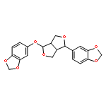 5-[(1S,3aR,4R,6aR)-4-(1,3-benzodioxol-5-yloxy)tetrahydro-1H,3H-furo[3,4-c]furan-1-yl]-1,3-benzodioxole