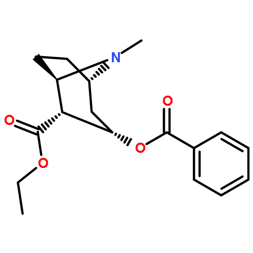 8-Azabicyclo[3.2.1]octane-2-carboxylicacid, 3-(benzoyloxy)-8-methyl-, ethyl ester, (1R,2R,3S,5S)-