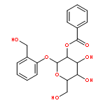 b-D-Glucopyranoside,2-(hydroxymethyl)phenyl, 2-benzoate