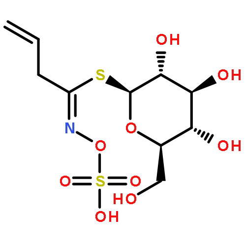 b-D-Glucopyranose, 1-thio-,1-[N-(sulfooxy)-3-butenimidate]