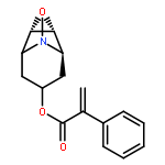 Benzeneacetic acid, a-methylene-, (1a,2b,4b,5a,7b)-9-methyl-3-oxa-9-azatricyclo[3.3.1.02,4]non-7-ylester