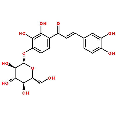 2-Propen-1-one,3-(3,4-dihydroxyphenyl)-1-[4-(b-D-glucopyranosyloxy)-2,3-dihydroxyphenyl]-, (2E)-